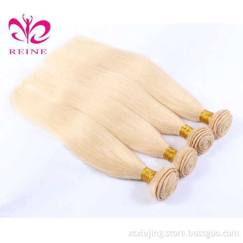 Wholesale 613 Blonde Straight Hair Weave 100% Virgin Brazilian Human Hair